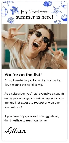 Official Beacons audience newsletter preview