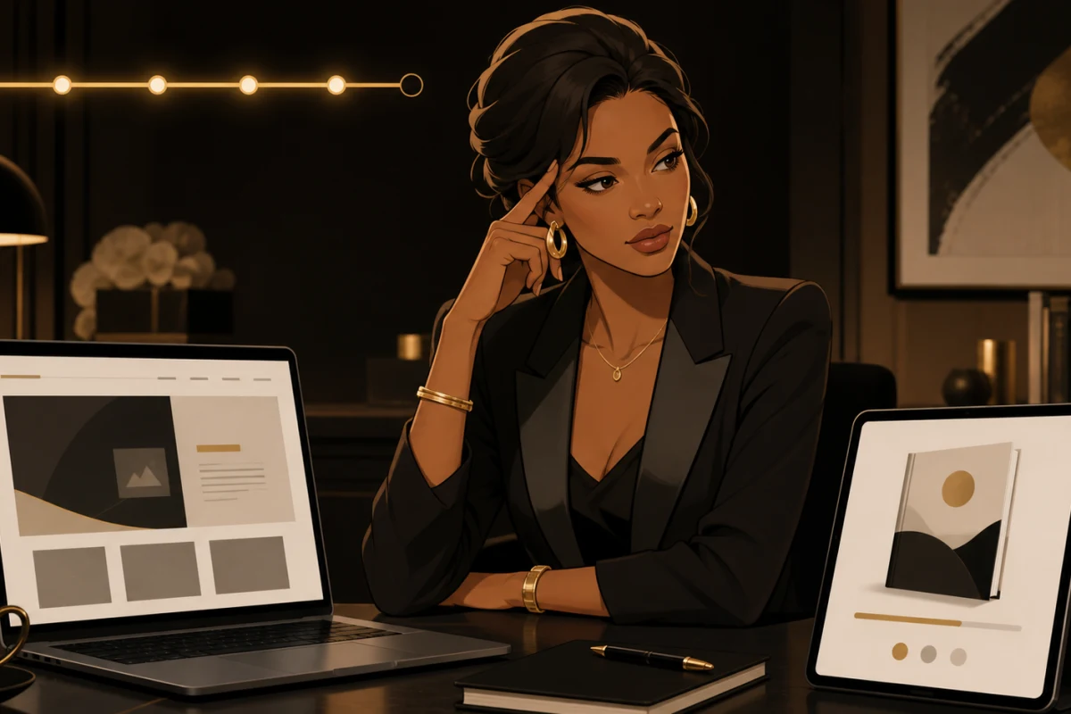 Creator frustrated by unfinished digital product and website drafts