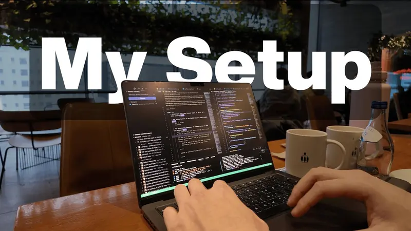 Thumbnail of “My MacBook Setup - Everything I Use for Coding (minimalist)” by Edmund Yong (@edmundyong), 12.5× his median views
