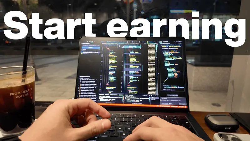 Thumbnail of “How I Code Profitable Apps SOLO (no wasted time / beginner friendly / with AI)” by Edmund Yong (@edmundyong), 33.8× his median views